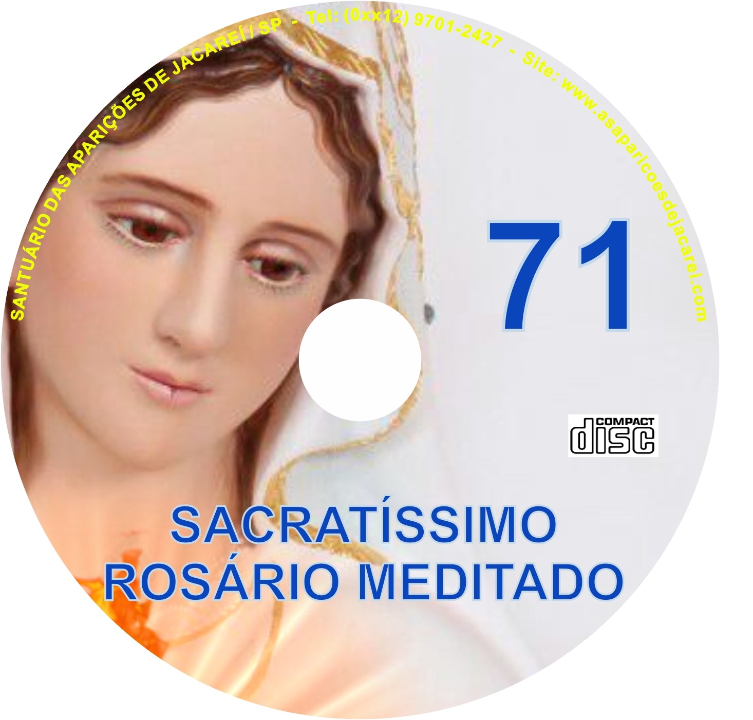 CD Rosário Meditado 071 CD Rosário Meditado 071
